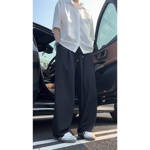 夏季冰丝速干休闲长裤宽松阔腿山本裤A529特P32控58图片