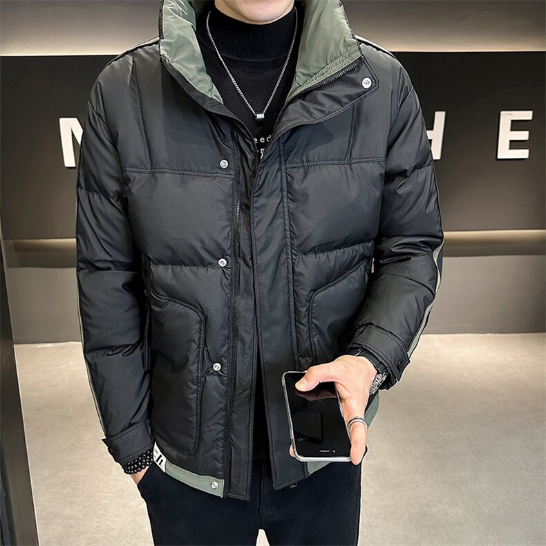 AK87818钱塘2020-3简约时尚休闲冬季厚款中年男士羽绒服P155图片
