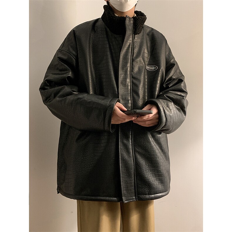 双面穿羊羔毛棉服加厚W1856P148控178,男装棉衣,星座1018-3