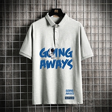 PL57230-P35翻领短袖polo衫男大码胖子半袖t恤男有领保罗衫网格，男装Polo衫，电商A040A