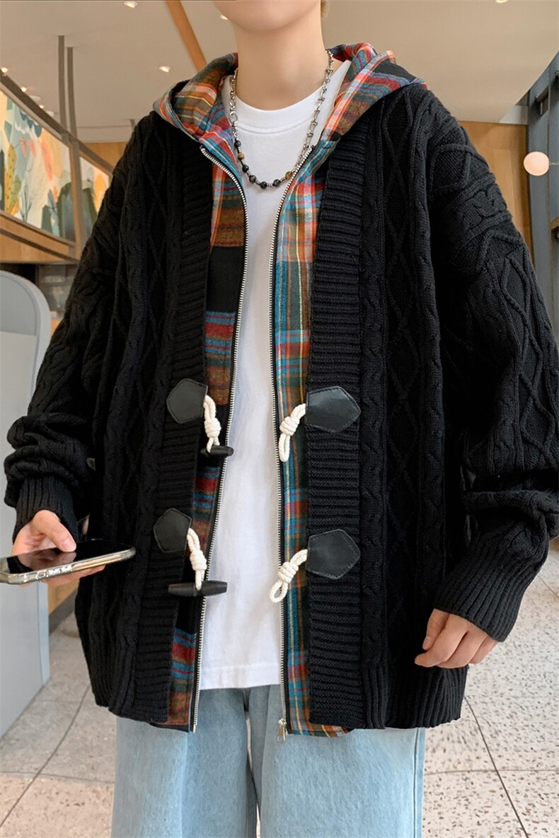2024【新品】新品针织开衫男士休闲外套上衣1018-1-M691-P85,女装短外套,星座1018-1​