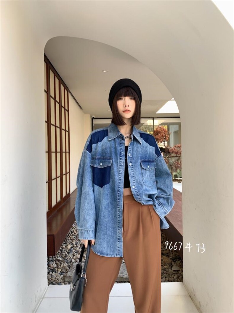 现货，定制衬衫牛仔，女装衬衫，ZYDZ在依店主