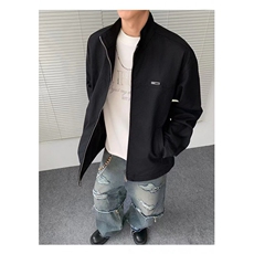 日系cityboy夹克外套男2025春秋新款宽松潮牌青少年休闲黑色上衣，男装夹克，四季星座505