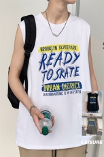 夏季港风宽松青少年休闲背心TC1107-P25，男装T恤，星座717