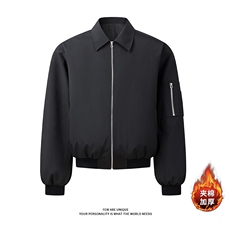 冬季新款夹棉加厚短款飞行棉服男复古百搭外套5D1180-TP5598，男装棉衣，电商A102