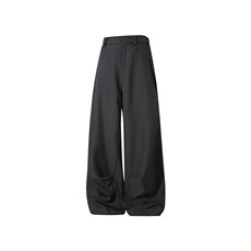抖音品质春季新款弯刀宽松阔腿休闲西裤B315-K25440-特p45控88，男装西裤，电商B315