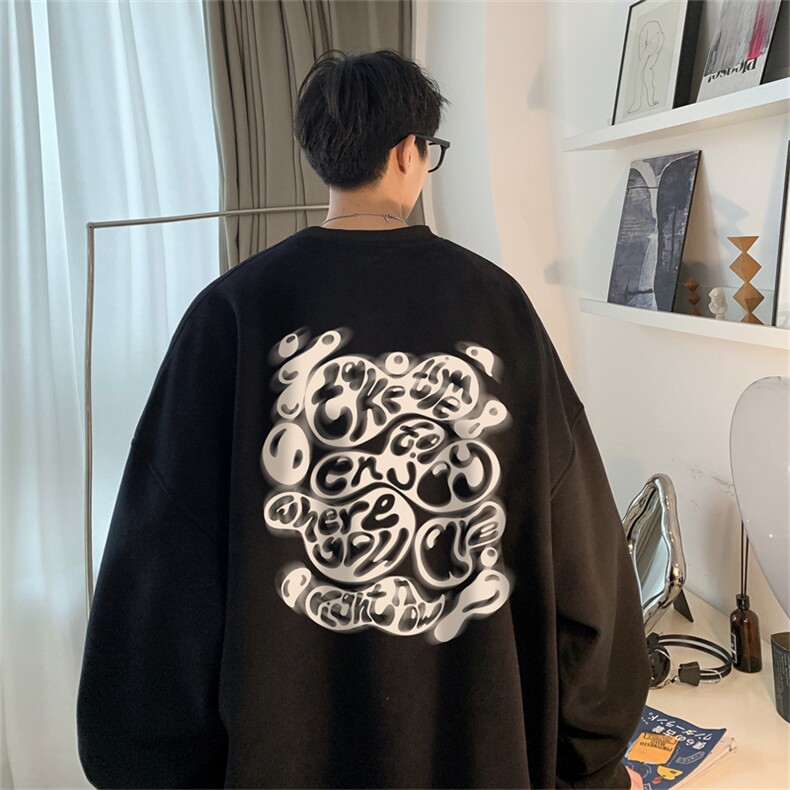 秋季新款 320G华棉圆领卫衣面布棉WH2483-P35控58图片