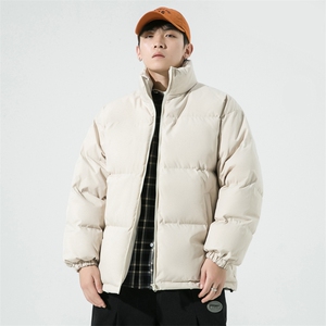 光版二开立领棉衣男加厚棉袄纯色潮棉服A266-P03-P35特批黑色P35图片