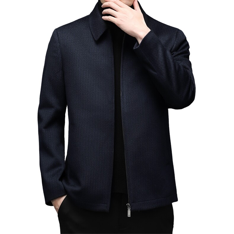 BW6667钱塘2020-2秋冬季新款商务休闲简约气质中年男士外套P390，男装夹克，钱塘207-2