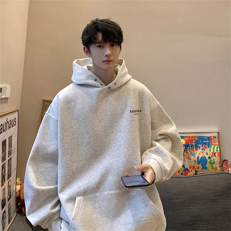 重磅加绒350克排扣连帽ess卫衣LW6006-特p58控78（抖音不可售）,男装卫衣,星座508（原C305）