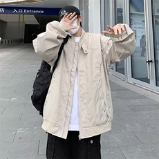 美式复古街头飞行员夹克棒球服男女宽松小众休闲工装外套HY159，男装夹克，星座1116A-1（原606A）