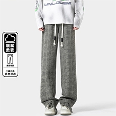 扎染裤子男冬加绒加厚灯芯绒脏脏裤情侣长裤加大码M-5XLK66P45，男装卫衣，星座1013-1