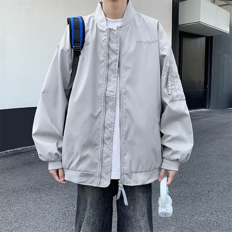 男春秋季2024新款痞帅韩系翻领夹克高级感男士休闲上衣HY158-P65,男装夹克,星座1109-3