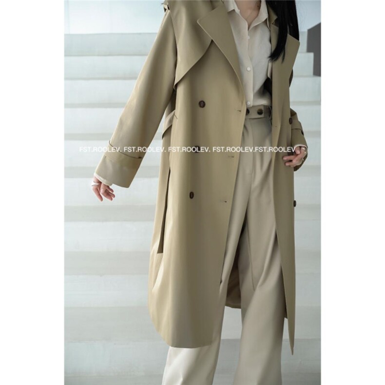 长风衣，女装风衣，FST