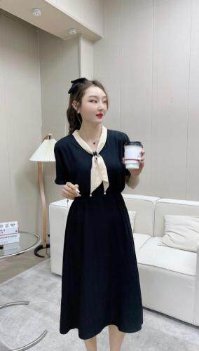 仿真丝连衣裙，两色四个码，女装连衣裙，VolcanicFlame丽璨