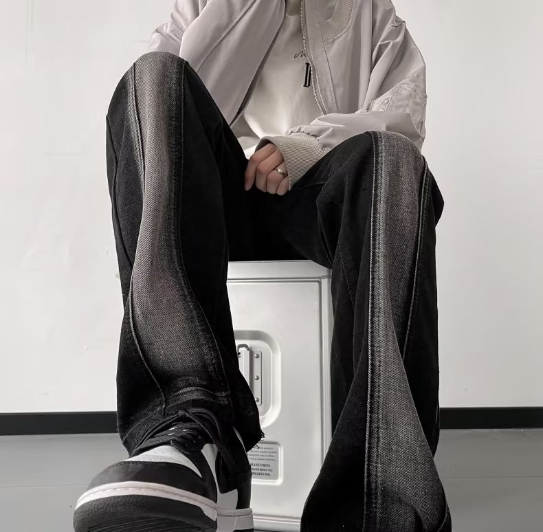美式牛仔裤男款秋季长裤潮KM2011P48,男装牛仔裤,星座1116-2