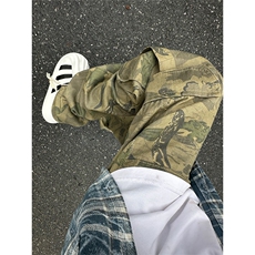 【有货】迷彩工装裤男大口袋裤子直筒阔腿休闲裤MCK01PP-特P55，男装休闲裤，星座1007（原301D）