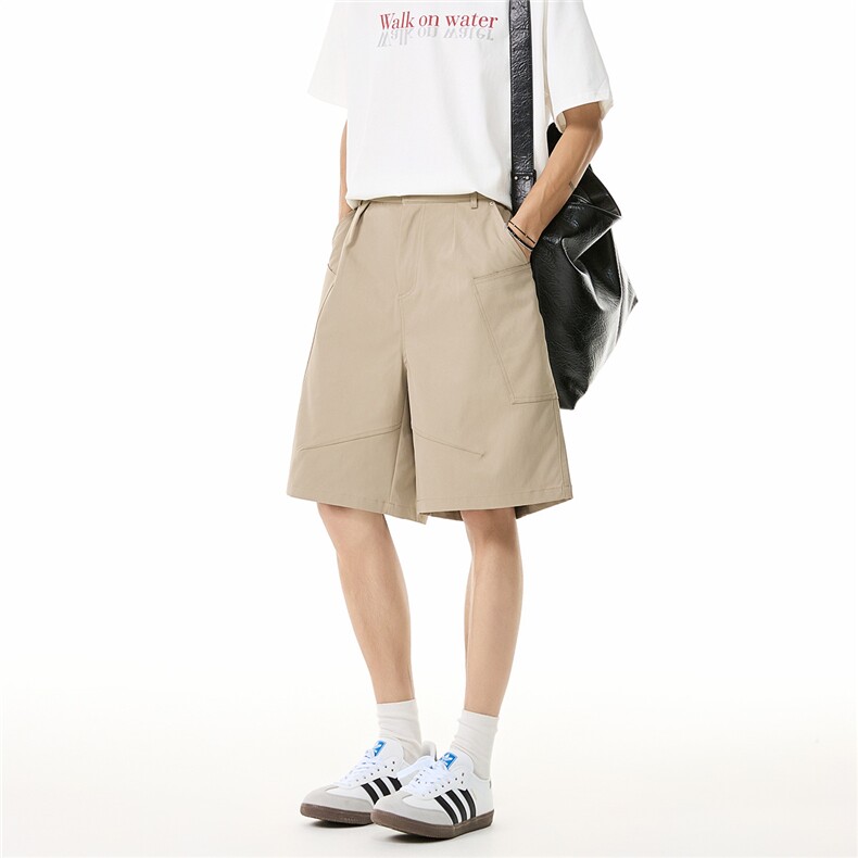 美式无影墙2025夏装基础款跑量大口袋机能工装短裤DK501-P38,男装休闲裤,电商042