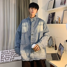 美式复古高街夹克男2024年春秋季新款潮牌宽松棒球服外套，男装夹克，星座716-4