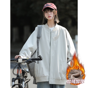 加绒加厚男女同款棒球领夹克防水冲锋衣A406 A188 特P80图片