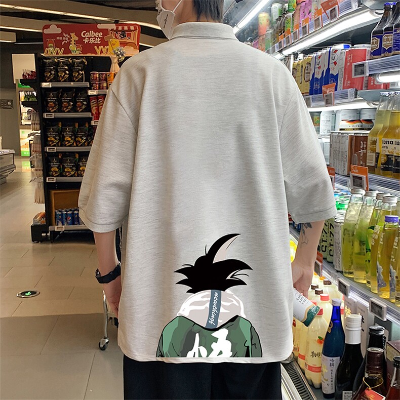 PL57005-P35翻领短袖polo衫男大码胖子半袖t恤男有领保罗衫模特,男装Polo衫,电商A040
