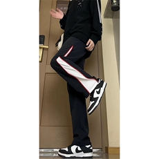 夏季美式insi高街hiphop拼接宽松运动长裤货号K2315P4568，女装休闲裤，电商A063