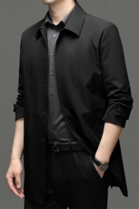 BEA33618钱塘2020-2春秋新款中年男士商务休闲简约中长款夹克P175，男装夹克，钱塘207-2