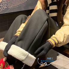 XZ616冬季新款华夫格羊羔毛加绒加厚休闲裤TY447P65控78，男装休闲裤，星座512A（原616）