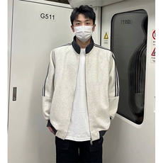 抖音得物高品质26春装美式高街重磅结构拼接织带立领卫衣外套CM42，女装短外套，电商A486-1