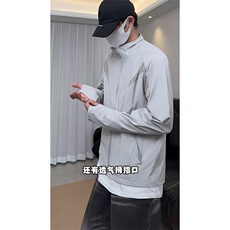 【现货】骑行防晒衣5X3027-TP55不网布拼接防晒服，男装防晒衣，电商A102