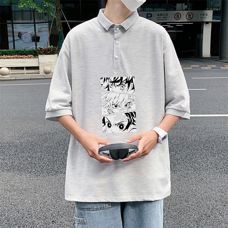 PL57176-P35翻领短袖polo衫男大码胖子半袖t恤男有领保罗衫模特,男装Polo衫,电商A040