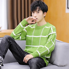 款5782男士毛衣秋冬季新款潮流圆领针织打底衫男装韩版修身，男装针织衫/毛衣，电商D310（原电商305）