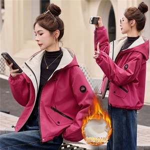 档口现货2025新款女装冬装休闲棉衣外套派克服图片
