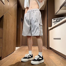 短裤夏男裤薄款宽松跑步篮球弹力运动短裤D729P35，男装牛仔裤，星座1116-2