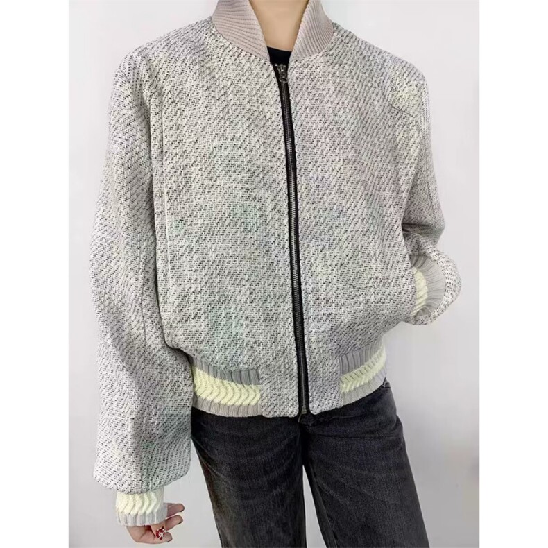 男廓形夹克加厚保暖棉服个性美潮外套宽松百搭飞行服HHT159 P84图片