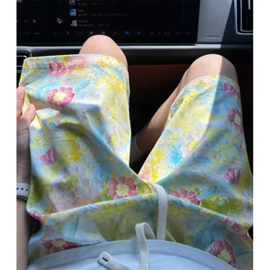 夏威夷油画风小花短裤，网图-A061-AD01611-特P30图片
