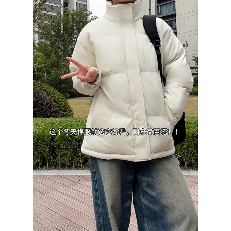 现货高品质美式高街冬季重磅三防加厚羽绒棉衣厚外套面包棉服，男装棉衣，电商A486