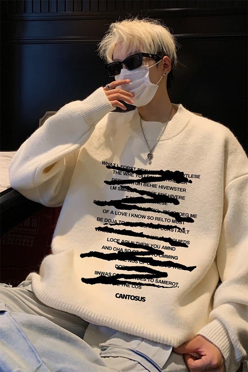 高质量！秋冬季半高领毛衣男士加绒加厚线衣针织衫男DMY523-特P38,男装针织衫/毛衣,电商B371