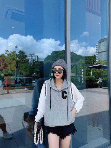 秋装新款连帽卫衣，女装卫衣/绒衫，沐·沐