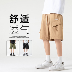 短裤男款夏季薄款男休闲裤子男宽松五分男生卫裤DK02308-P55图片
