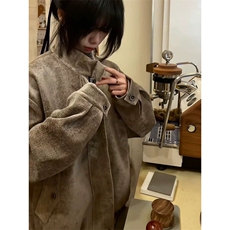 706-1-JK002-P88特P现货男士树纹肌理千鸟格哈灵顿夹克外套，男装夹克，星座706-1