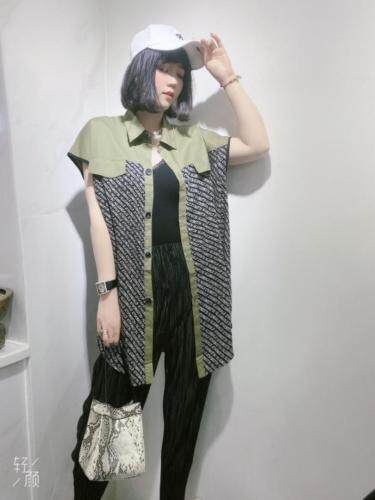 欧版字母衬衫，女装衬衫，芭娜美纳