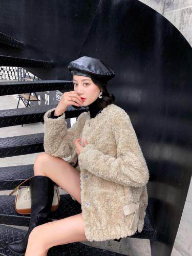 【现货】秋冬皮毛一体，女装，依歌贝诺