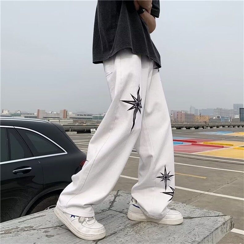 美式牛仔裤男春秋新款休闲直筒裤NZ901P45,男装牛仔裤,星座1116-2
