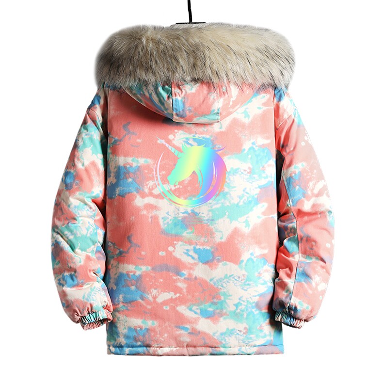 MC49138-P135日系潮衣男大码派克服男工装服外套袄网格,男装棉衣,电商A040A