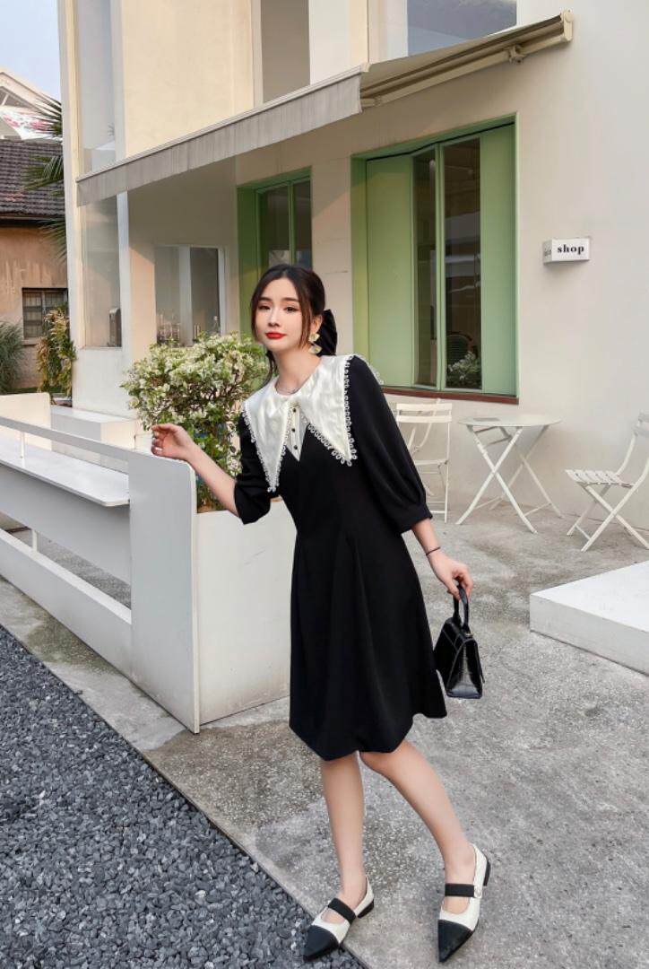 2023年春装连衣裙，女装连衣裙，贻思茗