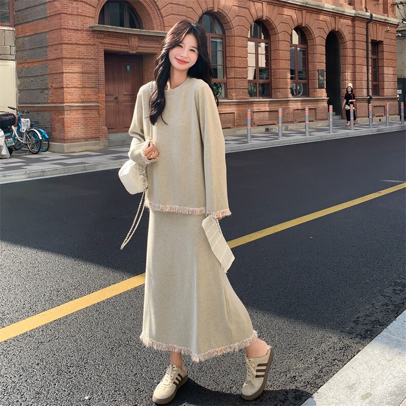 现货流苏针织套装8851P175K268,女装套装/套裙,2C201