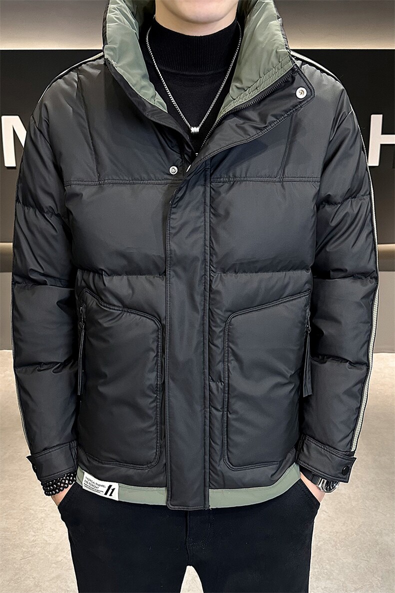 AK87818钱塘2020-3简约时尚休闲冬季厚款中年男士羽绒服P155,男装羽绒服,钱塘207-3