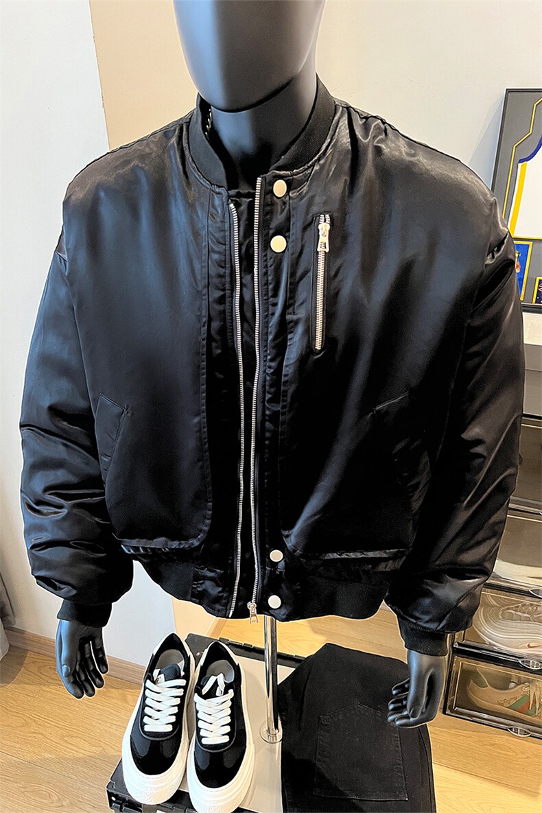 复古棒球服棉衣男冬季短款棉服工装飞行服夹克XZ514-2-MY005-P118,男装夹克,星座514-2(原B239)