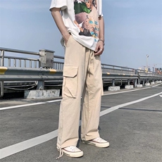 218-1-P36-KK436夏季宽松休闲棉麻裤，男装休闲裤，四季星座218-1